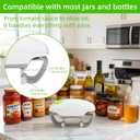 Electric Jar Opener, Higher Torque Automatic Jar Openers with One-Touch, Easy Opening, Adjustable for Most Size Lids, Kitchen Gadget for Home Use, For Arthritic Hands, Weak Hands and Seniors and Chef