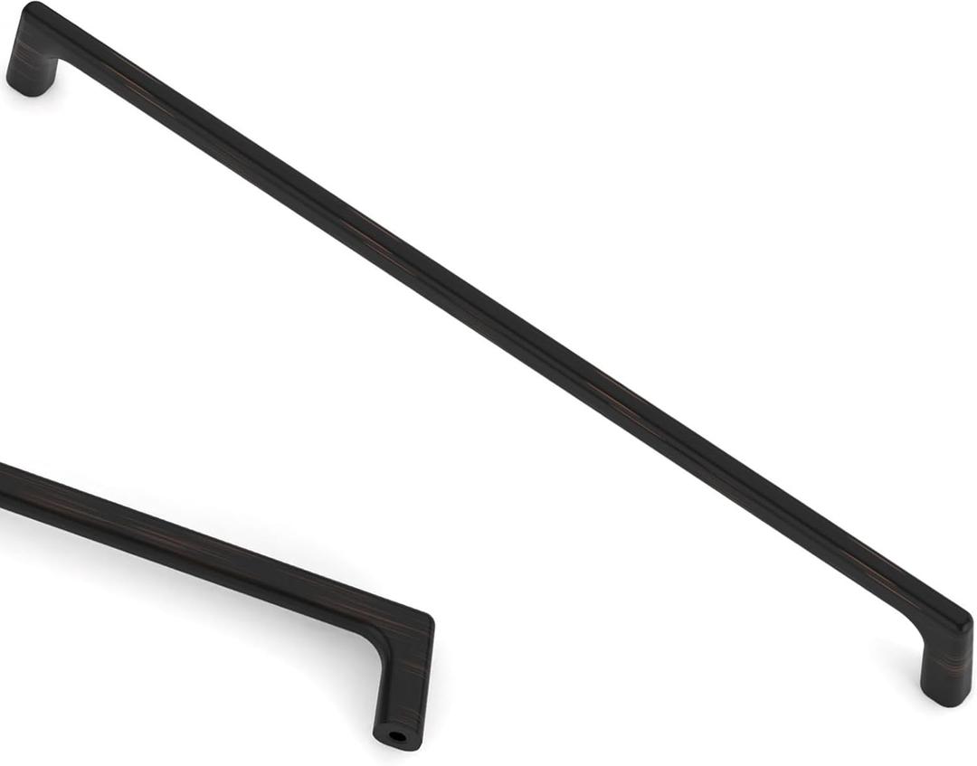 Asidrama 6 Pack 12.6 Inch(320mm) Oil Rubbed Bronze Cabinet Pulls Cabinet Handles Cupboard Handles Kitchen Cabinet Hardware for Cupboard Drawer Pulls