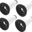 4 Pack Hepa Filter Replacement Compatible with MBYULO,Vicease,Trucozie T350 and CHEBIO C8 Cordless Vacuum Cleaner,Part to EHBR-A001-V01-US-1 and A27 Series