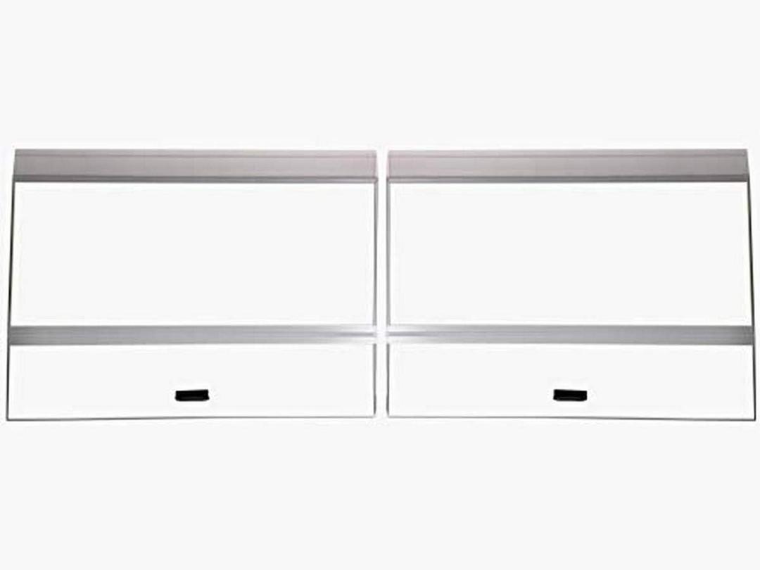 H2Pro 36" Glass Canopy, 2PCS Set Compatible with Seapora & Deep Blue 40gal Breeder (16.93 x 16.54 x 0.16in)