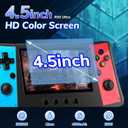 RegiisJoy R50 Ultra 50000 in 1 Handheld Game Console, 4.5 Inch IPS Screen Retro Gaming Consoles Main Emulators, Portable Mini Pocket Arcade 4000mAh Battery,256G TF Card,Linux System