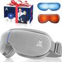 Bob and Brad Eye Massager with Heat and Cooling Gel Mask, EyeOasis 3 Elite Electric Heated Eye Mask with Music for Migraines, Dry Eyes Relief Relaxing Mothers Day Gifts for Women Men