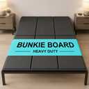 King Bunkie Board 10mm (76x80 inches) - Anti-Sag Mattress Support Board, Noise-Minimizing, Breathable & Moisture Resistant - Universal Fit for Bed Frame, Platform Beds & Pull-Out Sleeper Sofa