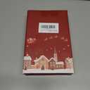 Artscope Christmas Tree Snowman Throw Pillow Covers 16x16 Inch Set of 4, Let It Snow Holly Jolly Winter Hoilday Christmas Decoration Pillow Cases for Home Sofa Couch Decor-Blue