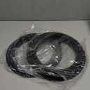 Microwave Splatter Cover Glass Cover Splatter Guard Lid with Collapsible Silicone for Food Cover Plate Cover 10.8 inch 2 Pack Black