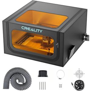 Creality Laser Engraver Enclosure 2.0, Universal Laser Engraver Protective Cover Tent, Fits for Most Laser Engraver Machine, Eye Protection, Insulates Against Noise, Fumes and Odors, 720x720x400mm