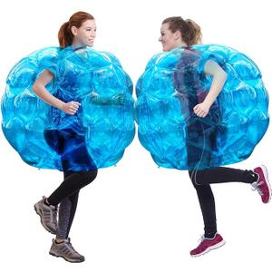Bumper Balls: Large Inflatable Sumo Ball - Durable PVC Vinyl Material Body Bubble Soccer - Giant Human Hamster Knocker Body Zorb Ball for Kids and Adults Physical Outdoor Toys, Blue