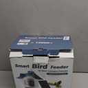 Smart Bird Feeder with Camera for Backyard, AI Bird Species Identification, Solar Powered Outdoor Bird Camera with Auto Capture & App Notifications (Blue)