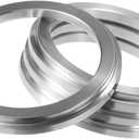 Motoforti 4pcs OD 82mm to ID 66.1mm Aluminum Alloy Car Hub Centric Rings Wheel Bore Center Spacer Long-Lasting