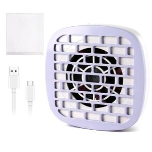 ANGNYA Mini Nail Dust Collector, Compact Vacuum Fan Dust Collector for Beginner with 10PCS Filter Pads Dust Suction Machine Manicure Pedicure Tool for Acrylic Nail Polishing for Home Use