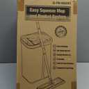 Mop and Bucket with Wringer Set, Hands Free Flat Floor Mop and Bucket, 3 Washable Microfiber Pads Included, Wet and Dry Use, Home Floor Cleaning System for All Floor Types and Windows