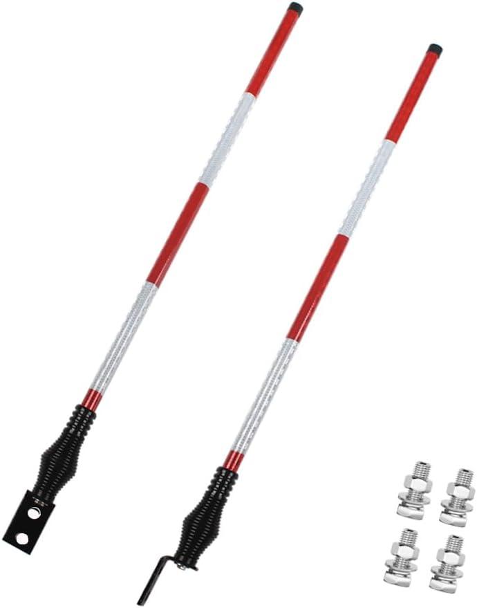 39.37 Inch Snow Plow Markers Fiberglass, 2 Pack