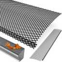 126 ft Lock in Gutter Guard, 6 Inch Heavy Duty Steel Leaf Filter Gutter Screens, Snap in Anti-Overflow Micro Mesh Protection Covers, Fit 4", 5" and 6" K Style Rain Gutter (6” x 126 ft (42 Pack))