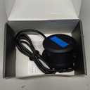 Jgstkcity Desktop Power Grommet, 65W USB C Fast Charging Port, Flush Mount Recessed Power Strip 3inch Hole,2 Outlets,4 USB Ports, Countertop Outlet (Black, 65W USB Port)