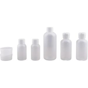 Coghlan's Contain-Alls – Compact, Durable BPA-Free Plastic Containers for Camping, Travel, and Everyday Use – Leakproof, Lightweight, and Reusable (7-Pack Set: 4 oz, 2 oz, 1 oz, 0.5 oz)