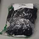 YANMO Halloween Costume Girls Black Dress Black Long Sleeve Collar Costume with High stocking Large