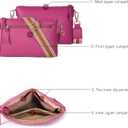 Real Leather Small Crossbody Bags/Purses For Women With Adjustable & Removable Strap