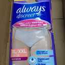 Always Discreet Adult Diapers for Women, Incontinence Underwear, Postpartum Essentials, Disposable Briefs, Max Absorbency, Bladder Leak Protection, Extra Large/XL, 26ct