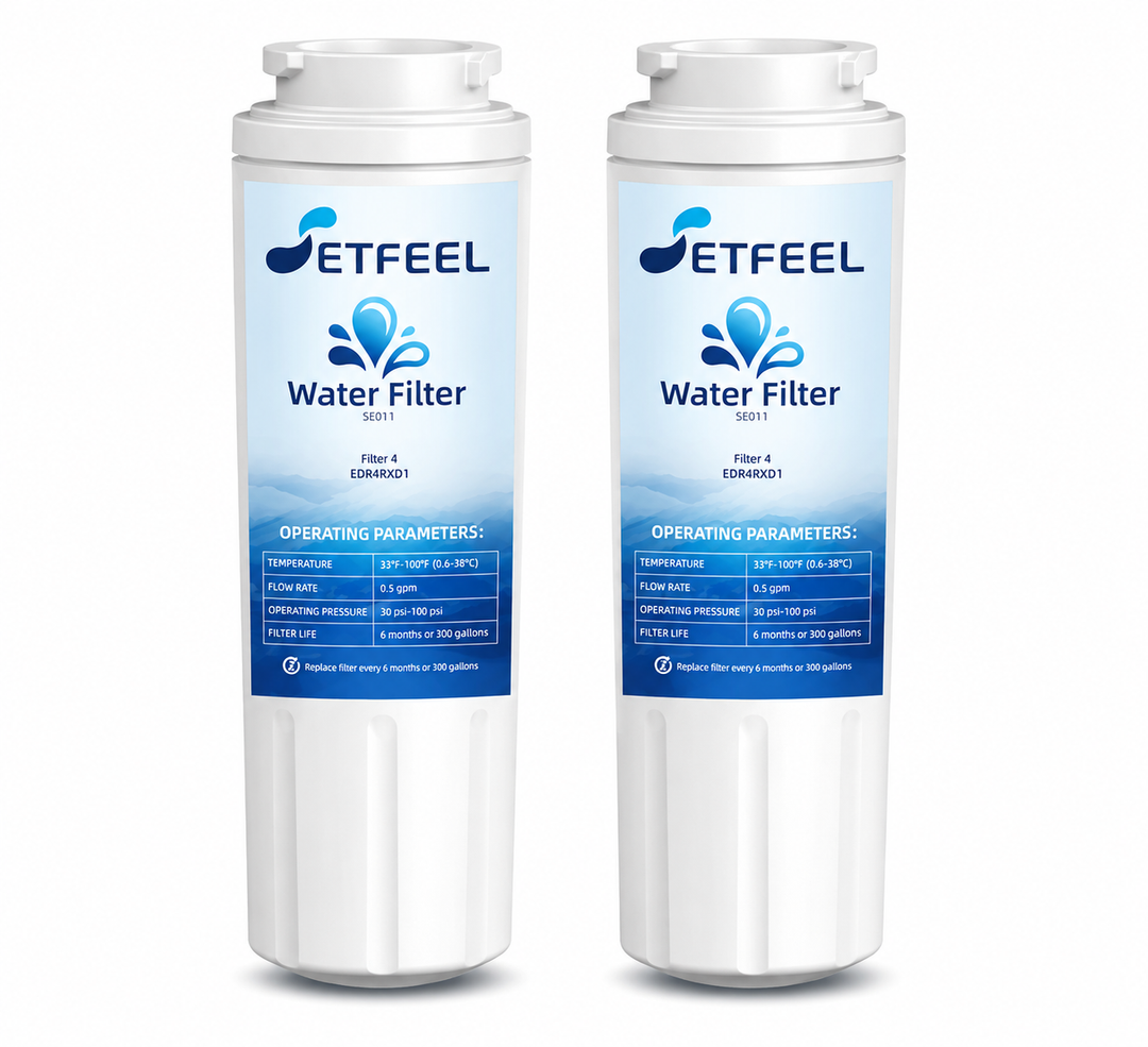 WRF555SDFZ FMM-2 WRF535SWHZ WRX735SDHZ WRMF3636RZ WRX735SDBM WRF555SDHV WRFF3436RZ WRF535SWHV Refrigerator Water Filter For Whirlpool, Fit Maytag Mfi2570fez Msd2651heb Replacement, 2 Pieces