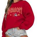 UNIQUEONE Game Day Sweatshirt Women Football Sweatshirts Football Mom Hoodie Touchdown Shirt Casual Crewneck Pullover 2XL