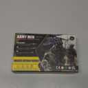 Army Men Action Figures, Toy Soldiers for Boys 4-7 6-8, Plastic Army Men Toys with 2 Dog Figures 6 Weapons Birthday Gift for Kids Boys Military Collectors (D35)