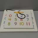 GAMENOTE Double Sided Magnetic Letter & Number Board Set - Alphabet & Numbers Tracing Board for Toddlers, ABC Uppercase & Lowercase Practicing, Math Learning, Educational Toys for Kids