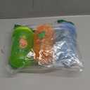 Tommee Tippee Sportee Water Bottle, for 12m+, 10oz, Pack of 3 Non-Spill Sippy Cups for Toddlers, Orange, Green and Blue, with Bite-Resistant Spout, Easy-Hold and BPA Free (Small)