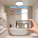 Aialun 16/20/24W Led Ceiling Lights Flush Mount, 0.67" Super Slim 12 Inch Ceiling Lights Dimmable, 2700K-6500K 5 Color Selectable Close to Ceiling Light fixtures for Bathroom, Kitchen, Hallway, 2 Pack