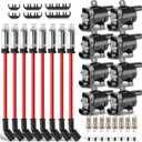 UF262 Ignition Coils Pack & Double Iridium Spark Plugs & 10.2MM Spark Plug Wires for Chevy Avalanche Express Tahoe Silverado Suburban 1500 2500 3500/GMC Savana Sierra Yukon/HUMMER H2 OEM# D585
