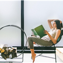 LUTE Window Privacy Film, Frosted Glass Window Film for Bathroom, Static Cling Removable Heat Control Glass Coverings, Non Adhesive Opaque Door Sticker for Home Office (Pure, 17.5" x 78.7")