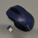 TECKNET Wireless Mouse, 2.4G Ergonomic Optical Mouse, Computer Mouse for Laptop, PC, Computer, Chromebook, Notebook, 6 Buttons, 24 Months Battery Life, 2600 DPI, 5 Adjustment Levels - Blue