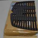 Adviace 7644 7582 Cast Iron Grill Cooking Grates Replacement for Weber Q100, Q120, Q140, Q1000, Q1200, Q1400 Grill Parts Accessories, 50060001, Weber Baby Q Gas Grill, 17 x 12.7 Inches, 2-Pack