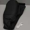 AMZPONY Cordless Neck Massager for Pain Relief Deep Tissue, Rechargeable Shiatsu Neck and Back Massager with Heat Kneading Shoulder Massage for Body Muscle Pain Relief,Gifts for Dad Mom Friends (Black)