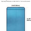 TNEQIU Bedwetting Alarm Pad for Boys and Girls, USB Rechargeable, Pee Alarm with Music Optional and Volume Control, Potty Training Urinary Mat for Children, Blue