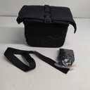SUNNY BIRD Dual Compartment Lunch Bag Insulated Lunch Box for Women and Men (Black 01)