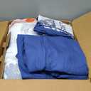 Coastal King Comforter Set 7 Piece, Soft Beach Themed Comforter, Summer Ocean Nautical Bed in a Bag Blue Bedding Sets for All Season 104''x90''