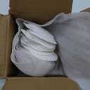 21pcs large scallop seashells for baking/serving food,natural clam 2.8-3.1 Inch shell plates for crafts/decoration,white bulk oyster sea shells for crafting