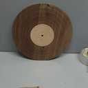MILLCLOUD Wooden Record Wall Art 12'' Black Walnut Vinyl Wall Decor | Solid Maple Wood, CNC Groove Detail, Laser-Etched Label, for Living Room Bedroom Office, Unique Music Lover Gift, Anniversary
