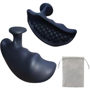 Weight Lifting Grips for Men Women Deadlifts, Ergonomics Anti-Slip Workout Grips for Weight Lifting, Pull-Ups, Gym Training and Exercise (Black-1pair)