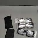 REAVEE 3 Pack Oversized Square Reading Glasses Oprah Style for Women, Blue Light Blocking Large Frame Computer Readers Spring Hinge +2.0