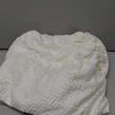 Couch Cushion Covers for Sofa Couch Covers Wear-Resistant Universal Sofa Cover Stretch for Sectional Slipcovers (Texture-Cream White,Extra Large Single Seat Cover)