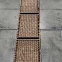 Room Divider, 3 Panel Folding Privacy Screen, 6FT Tall Portable Wicker Weave Partition Wall Divider for Bedroom, Home Office, Natural