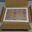 6x9 Picture Frame White, Rustic Natural 9x6in Photo/Portrait/Poster/Art Frame, Wall Hanging/Tabletop, Horizontal/Vertical Display Gallery Family Wedding Memorial Pic Frame Gift