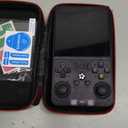 R36MAX Handheld Game Console, Retro Gaming Console with 4000mAh Battery 4.0IPS Screen, Open Source Linux System, with 64GB TF Card Portable Video Gaming Console, Transparent Gray