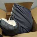 Bedsure Dog Beds Large Sized Dog - Comfy Flat Pet Beds with Removable Washable Cover, Orthopedic Egg Crate Foam Puppy Mat, Suitable for Pet Up to 65 lbs (36"L x 27"W x 3"Th, Grey)