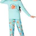 Trendy Tie Dye Spiral Pajamas for Girls 2-Piece Soft Long Sleeve & Pants PJ Set Jammies Size 6-18