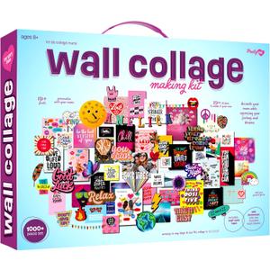 Wall Collage Kit for Teen & Tween Girls - Arts Craft Gift Ideas for Age 11, 12,13, 14, 15, 16 Year Old Girl - Birthday Gifts and Stuff for Teenage Bedroom Decor - Teens Creative Crafts Kits Teenager