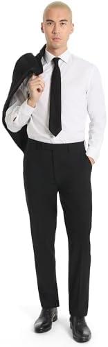 Calvin Klein Slim Fit Suit Separate Pants, Black, 36W x 29L