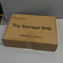6 Packs Large Toy Storage Bags with Labels, Reusable Clear PVC Board Game Storage, Travel Waterproof Organizer Bags with Zipper for Building Blocks, Puzzle, Kids Books