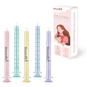 5Pack Medicine Dispenser Syringe For Children (10ml Syringes)